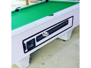 Quality Coin Operated Marble Snooker Board.