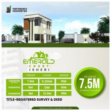 Classified Ads In Nigeria, Best Post Free Ads - serviced-plots-for-sale-in-emerald-court-isheri-olofin-egbeda-idimu-alimosho-lg-lagos-big-0