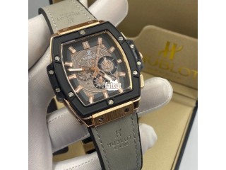 Hublot Leather & Rubber Wristwatches