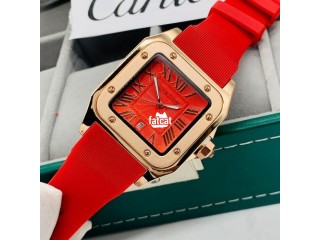 Cartier rubber watch