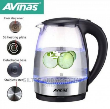 Classified Ads In Nigeria, Best Post Free Ads - 22l-avinas-electric-glass-kettle-big-0