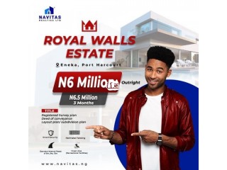 Classified Ads In Nigeria, Best Post Free Ads -Royal Walls Estate, Eneka Port Harcourt