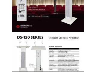 Rechargeable wireless podium lectern