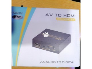 Iron Meddium Av To Hdmi Converter