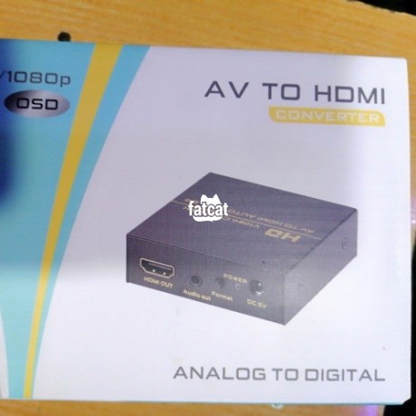 Classified Ads In Nigeria, Best Post Free Ads - iron-meddium-av-to-hdmi-converter-big-0